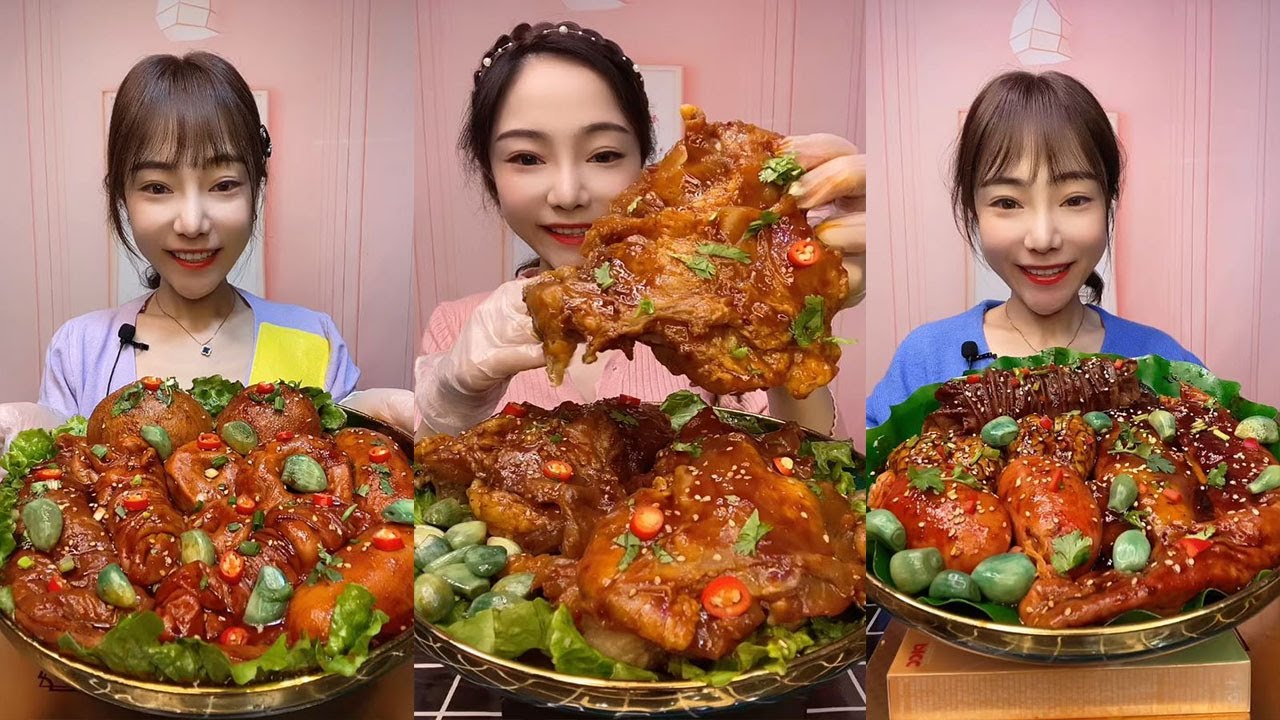ASMR MUKBANG EATING SHOW COOKING FOOD @KIKI FOOD #16