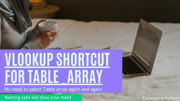 Benefits of naming cells in excel | Vlookup shortcut with naming cells