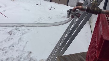 Maple sap preheater video #4