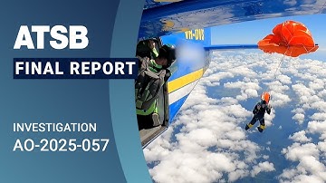 Premature parachute opening over Tully Airport