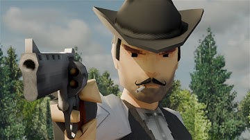 Project Zomboid Blender Animation "Gunslinger"