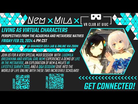 Living as Virtual Characters: Perspectives from the Academia and Metaverse Natives | Nem x Mila