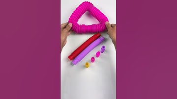 Creating Pink and Crunchy POP-ASMR DIY #diy #satisfyingvideos #relaxing #creative #oddasmr #crunchy