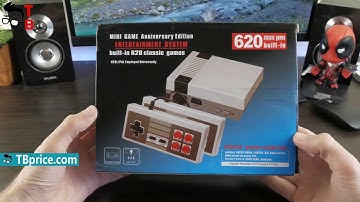 Mini TV Handheld Retro 620 Video Games Console REVIEW & Unboxing