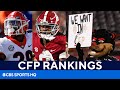 CFP Rankings: Georgia, Alabama at the top; Cincinnati comes in at No. 6 | CBS Sports HQ