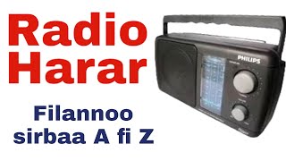 Filannoo sirbaa A fi Z - Radio Harar | Lovely oromo program |