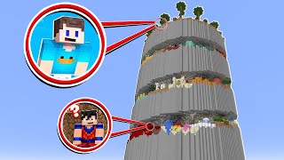 CORRIDA NA TORRE IMPOSSÍVEL NO MINECRAFT!! (Parkour Spiral)