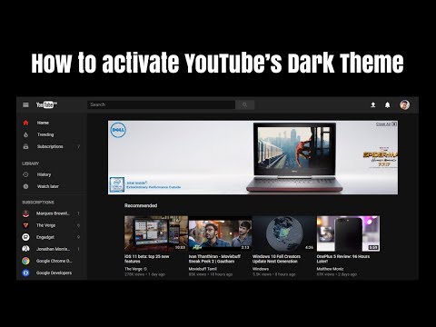 How to activate YouTube’s Dark Theme