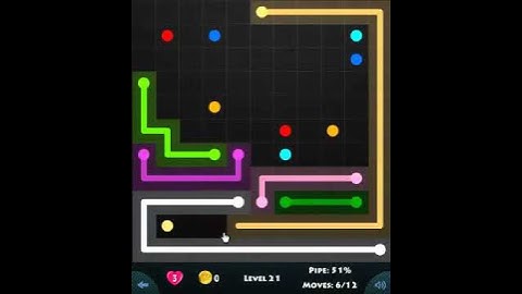 11 × 11 MANIA LEVEL 21 - FLOW GAME ON FACEBOOK Connect the dots