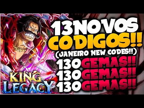 Codigos de King Legacy Lista com Todos Codigos Ativos