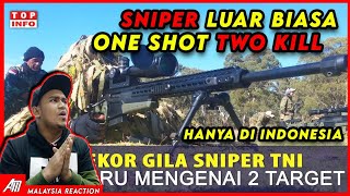 Rekor Gila SNIPER INDONESIA 🇮🇩, One Shot Two Kill (Malaysia Reaction🇲🇾)