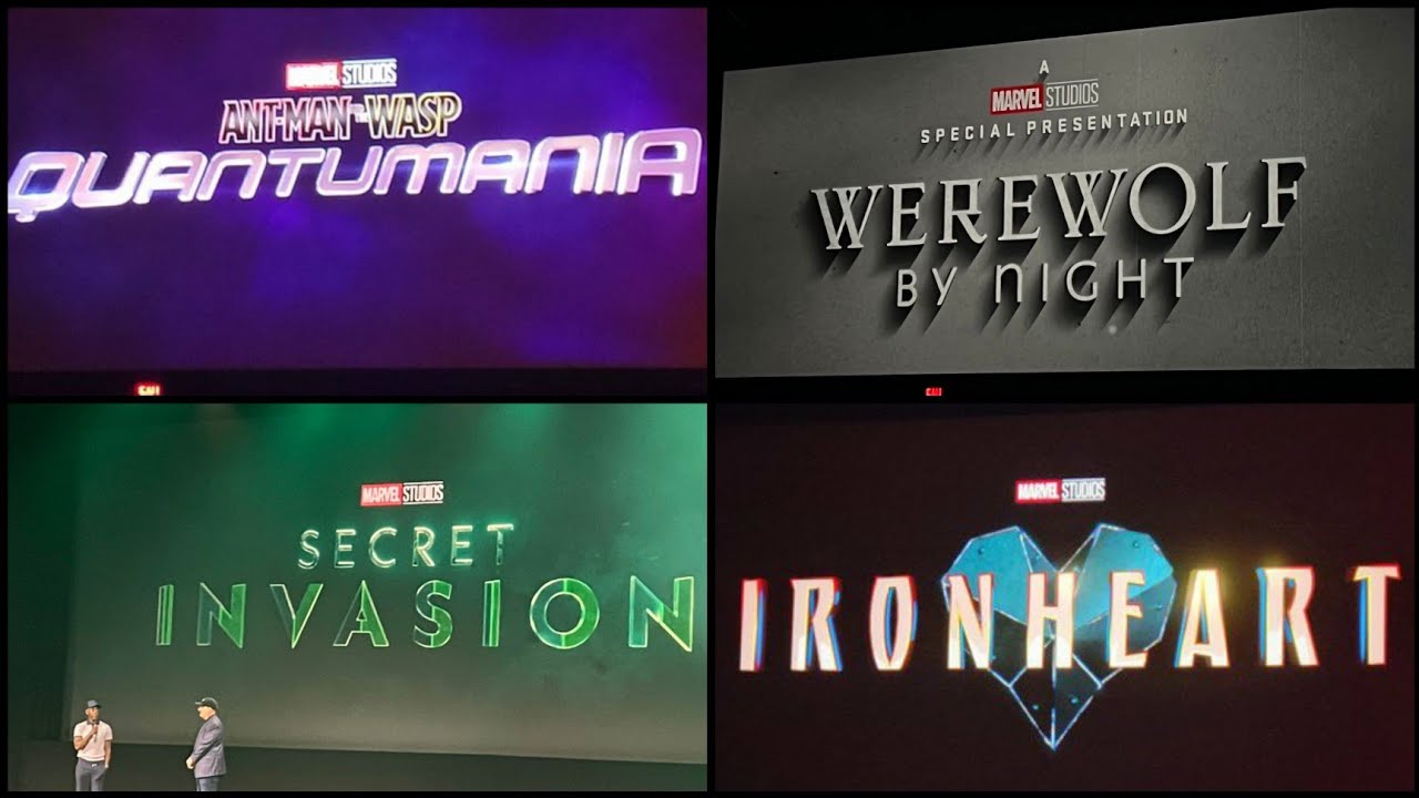 Marvel D23 AnnouncementsAnt man 3 ,iron heart cast,secret invasion trailer, Werewolf by night