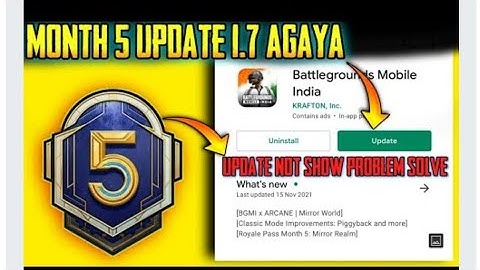 1.7 update bgmi || bgmi 1.7 update || how to update 1.7 bgmi || bgmi new update kese kare