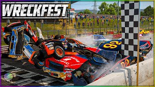 The Kingston Raceway is BRUTAL! | Wreckfest