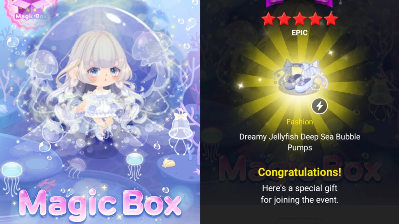 Dreamy Jellyfish - Magic Box and Epic Item - LINE PLAY