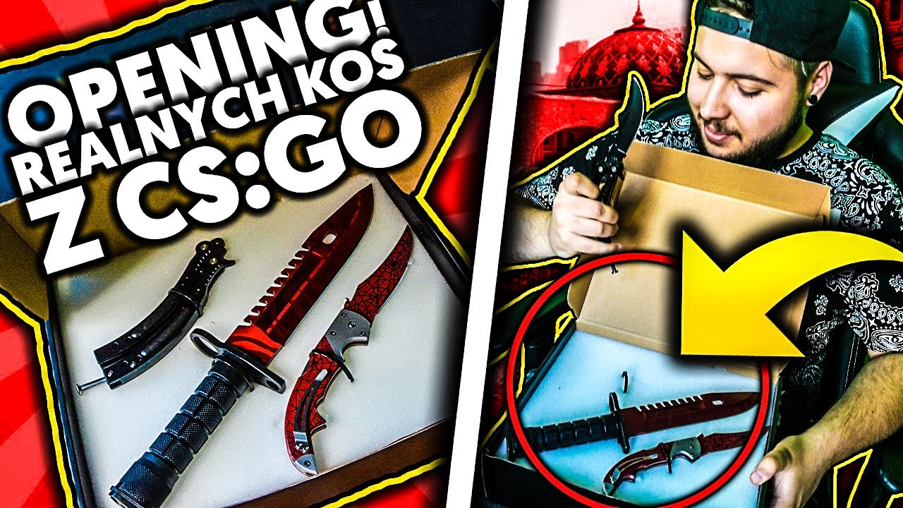 REALNE KOSY Z CS:GO! 😱 UNBOXING - YouTube