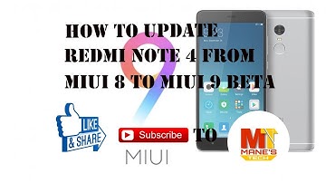 HOW TO UPDATE MIUI 8 TO MIUI 9 BETA II REDMI NOTE 4