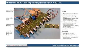 electronics-lis: Modular Test Interface - LEM current probe