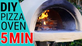 DIY Pizza Oven Build  1 Month Build in 5 MINUTES!