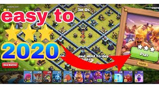 How to clear 2020 challenge of Clash Of Clans || easily 3 ⭐ stars TH13 challenge of Clash Of Clans