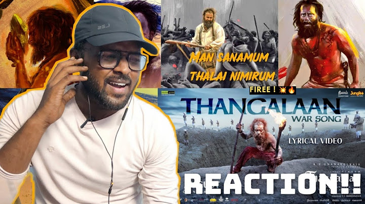 Thangalaan War Song Lyric Video | REACTION!! | Chiyaan Vikram | GV Prakash | Pa Ranjith