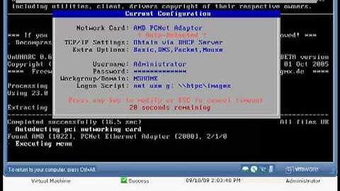 Fog Project: Modified PXE Boot Menu