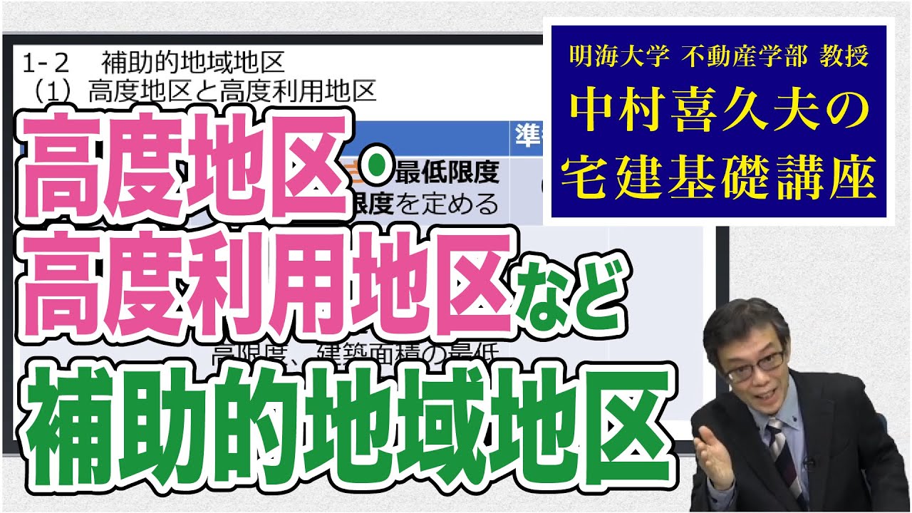 視るだけでわかる！　宅建基礎講座【法令上の制限】 １．都市計画法（２）（３）
