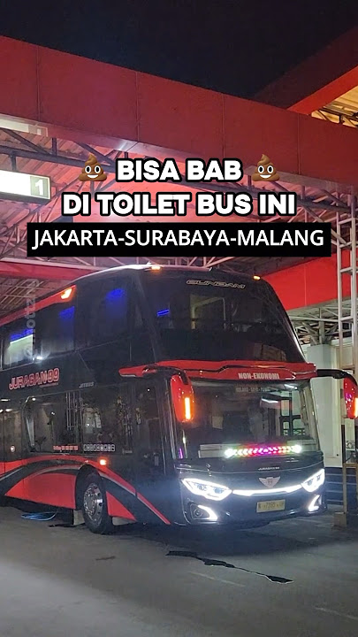 Bisa BAB di bus ini.. Solusi buat kalian yg suka nanya “bang kalo kebelet bab gimana” 😂 #juragan99