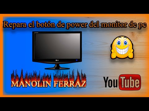 Como arreglar el botón del monitor de pc #QuePuedesHacer #ManolinFerraz