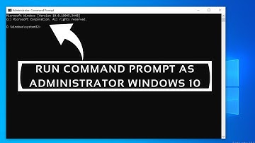 How to Run Command Prompt as Administrator in Windows 10