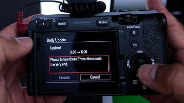 Sony FX30 Firmware Update and Shutter Angle Tutorial
