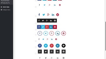Stylish Social Share - Free Wordpress Plugin