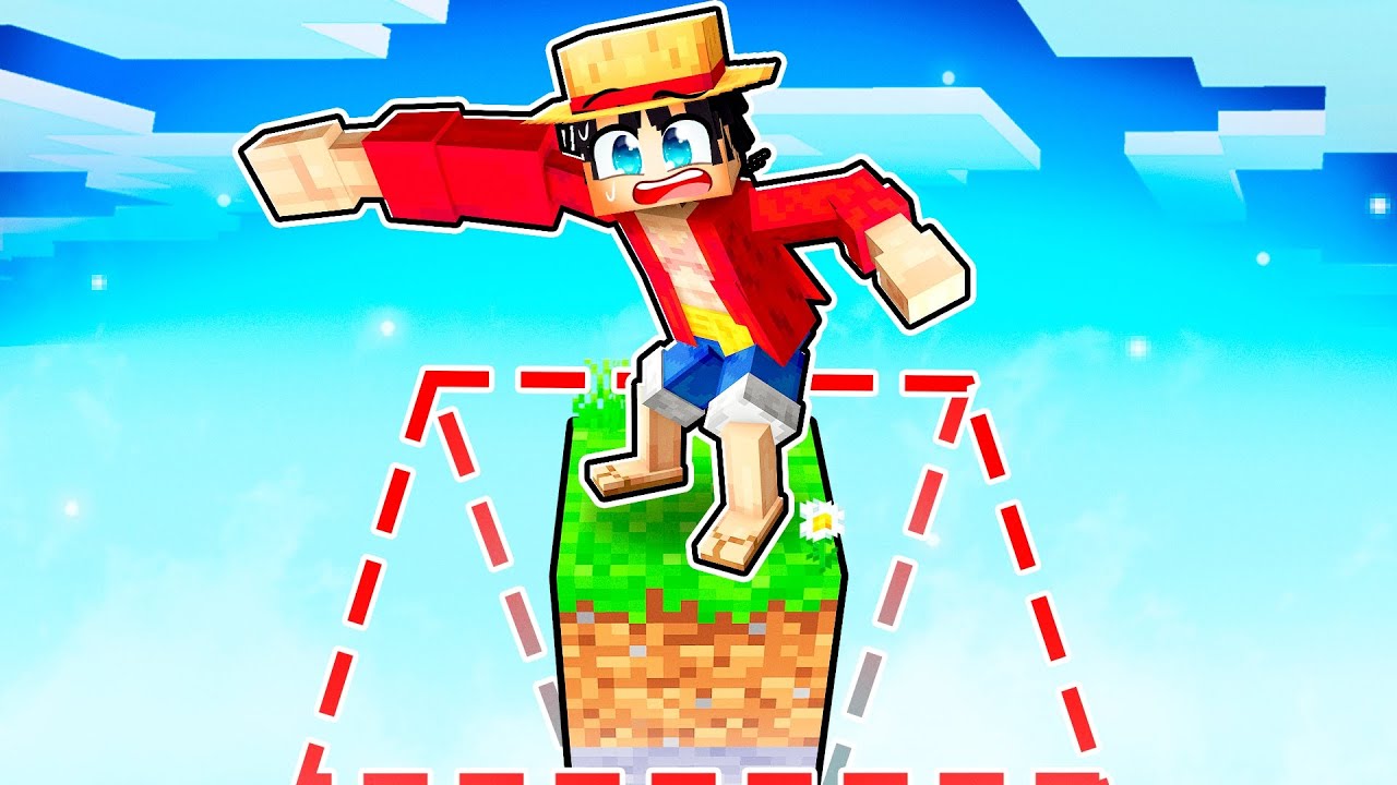 I Spent 24 Hours in One Piece Minecraft on One Block! 