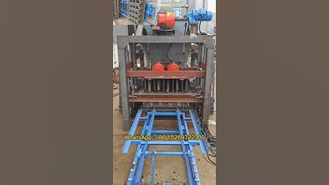 #qt4-25 automatic vibration cement concrete hollow block hourdi making machine for busines