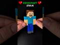 DIY Minecraft Steve 💙 Fun & Easy Paper Craft 💚 #diy #papercraft #minecraft