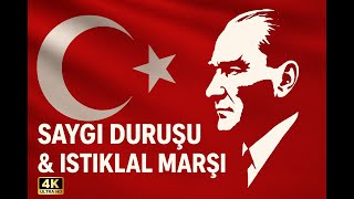İstiklal Marşı Ve Saygı Duruşu - 29 Ekim 10 Kasım Töreni (4K U)
