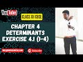 Chapter 4-Determinants Exercise 4.1(1-4)|Class XII CBSE Mathematics in Tamil