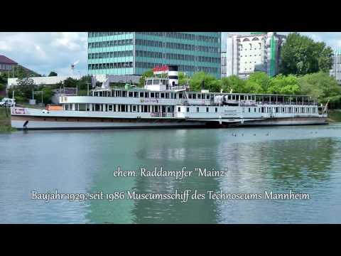 Raddampfer "Mainz" - seit 1985 "Museumsschiff Mannheim"
