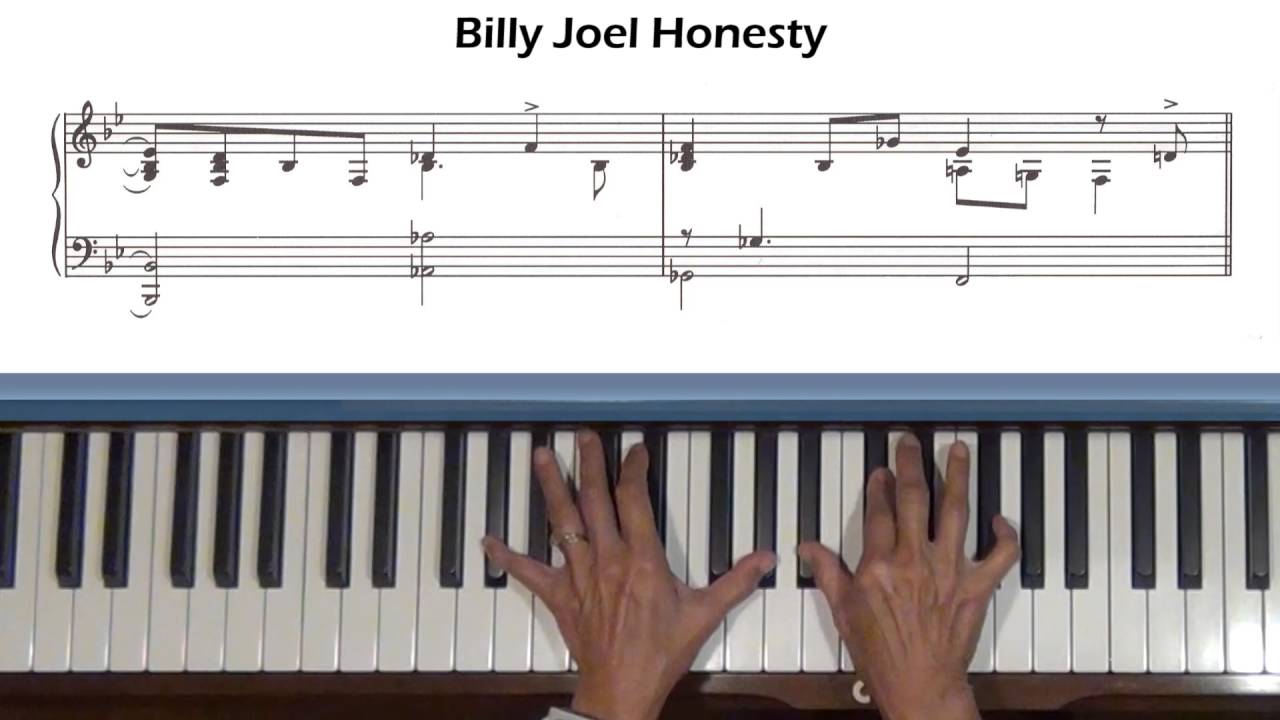 Billy joel honesty. Honesty Billy Joel Ноты. Honesty Piano. Billy Joel honesty Bass.