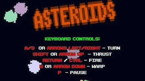 Asteroids in Godot Engine