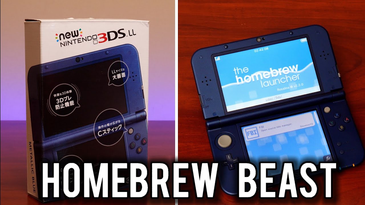 En god ven Tropisk tre Homebrew on a $100 New Nintendo 3DS LL | MVG - YouTube