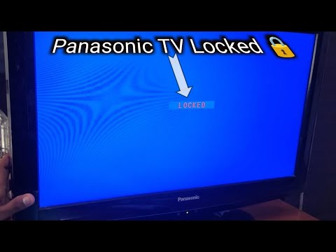How to unlock Panasonic TV Locked | Panasonic LED TV Kay lock problem - Easy Step-by-Step Guide
