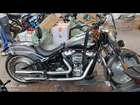 Lyrisch seksueel temperatuur Harley Davidson Fatboy accessories - YouTube