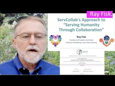 2022 ISSIP Excellence Award Series - ServCollab: Serving Humanity Thru Collaboration