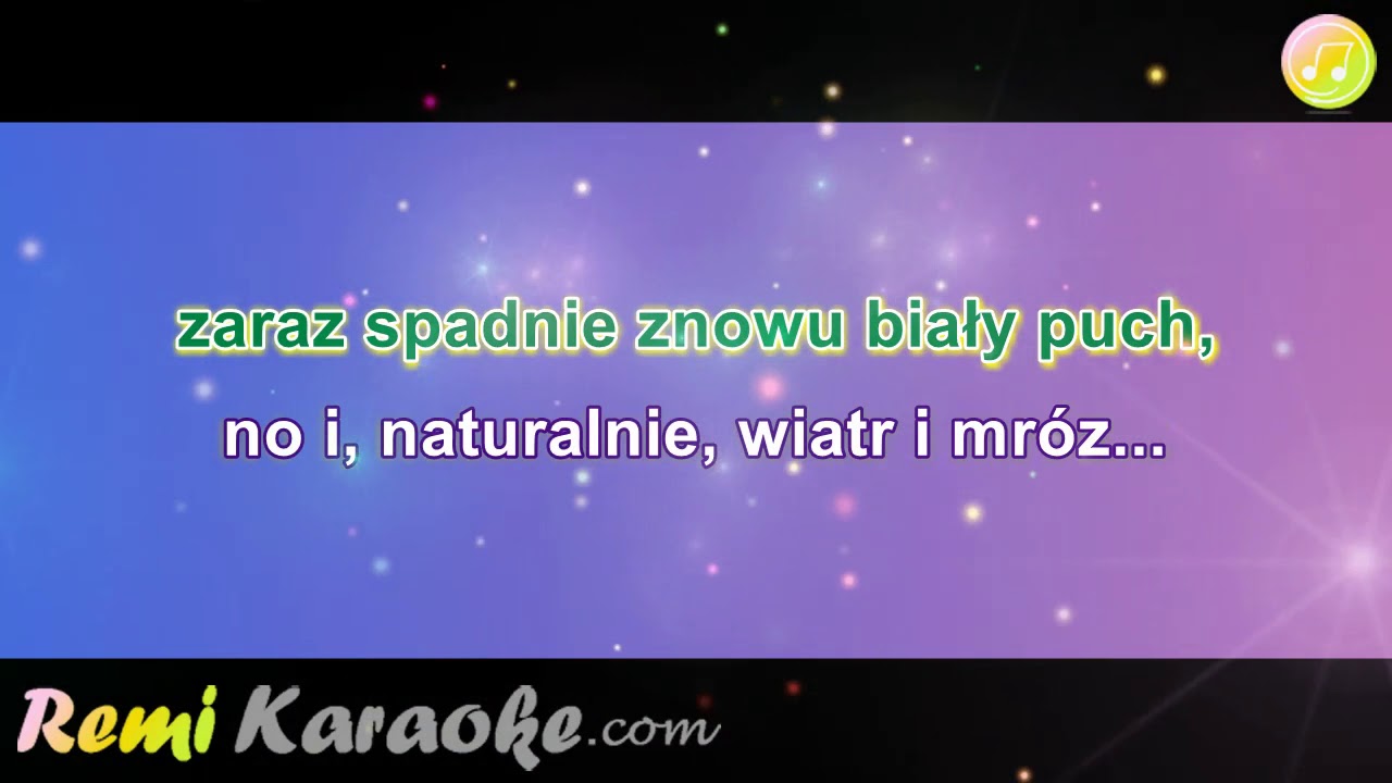 Zbigniew Wodecki - Opowiadaj mi tak (karaoke - RemiKaraoke.com)