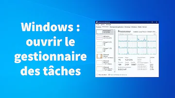 Comment ouvrir le gestionnaire des tâches avec CMD ?