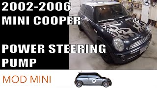 MINI Cooper Replace Power Steering Pump howto - Gen 1 2002-2006 R50 R53 R52