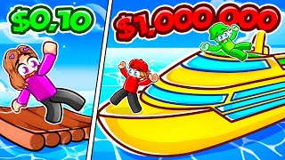 Bateau À 1 $ vs 1 000 000 000 $ sur Roblox !