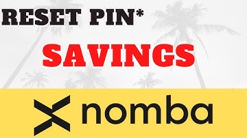 How to reset Savings PIN on Nomba Kudi app (in case you forgot your savings PIN)