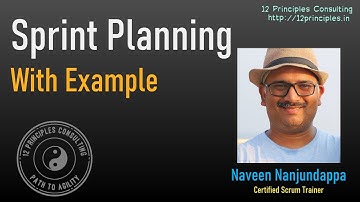 Sprint Planning - With Example by Naveen Nanjundappa